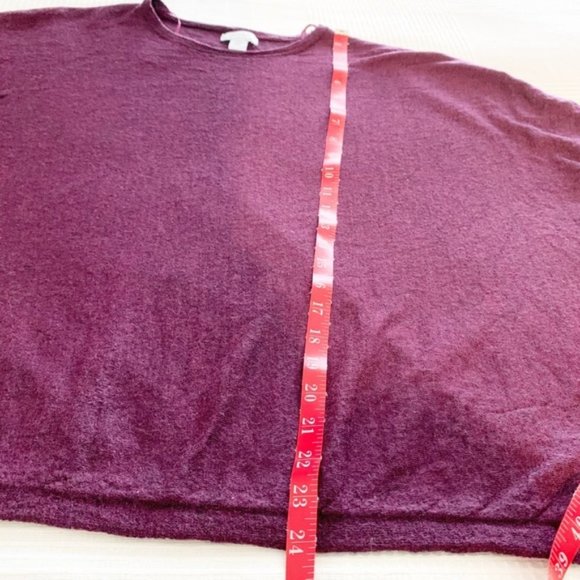 Kenar Purple Oversized 100% Merino Wool Sweater - Size M - Picture 6 of 7